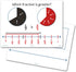 EAI Education Fraction Fluency Flexible Dry-Erase Boards - Set of 10...