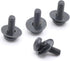 ReplacementScrews VESA Compatible M4 12mm TV/Monitor Wall Mount Screws for 75x75mm and 100x100mm Brackets. Metric Screws & Washers for Mounting An...