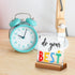 Inspirational Desk Decor,Do Your Best Acrylic Desk Plaque Sign with Wooden Stand for Home Office Dorm Shelf Table Decor A324...