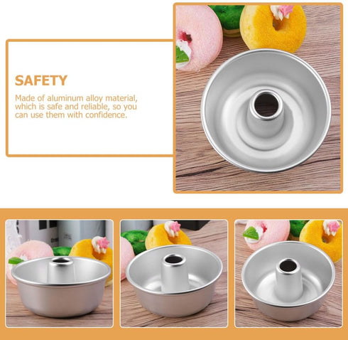 Donut Mold Pound Cake Molds Dessert Molds Individual Donut Pan Doughnut Cake Moulds Round Cake Pan Aluminum Donut Mould Chiffon Tube Pan Aluminum ...