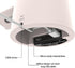 2 in 1 Charging Station for iPhone&Apple Watch,15w Charging Stand,Silicone Charging Dock Holder for iPhone14/13/12/Pro/Mini/Pro Max,iWatch Series9...