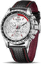 MEGIR Men Analog Luminous Casual Fashion Quartz Watch with PU Strap Big Dial Calendar for Business Work School Outdoor...