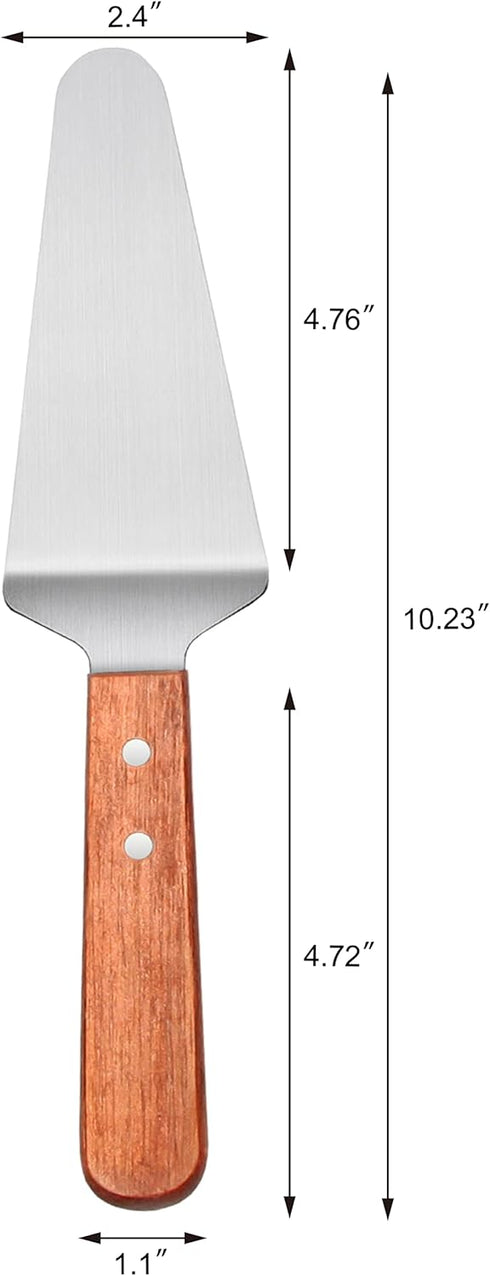 New Star Foodservice 36251 Wood Handle Pie Server, 10-Inch, Wood...