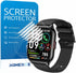 Screen Protector Compatible for SKG V7-2 Smart Watch, HD Full Coverage TPU Protective Film Compatible for SKG Smart Watch for Men Women 1.95"" Sma...