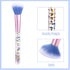 7 Pack Makeup Brush Set Stylish Glitter Cosmetics Brushes Kit Professional Blending Brush with Crystal Sequins Handle for Eye Shadow Eyeliner Foun...