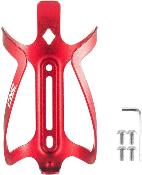 CNC Bike Water Bottle Holder, 2-Pack Bicycle Water Bottle Cage for Road Bike/Mountain Bike?red...