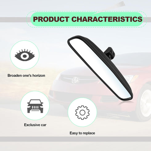 Inside Rearview Center Mirror Replacement for 11-15 Tucson 12-15 Veloster 10-15 Kia Forte 11-15 Optima Forte5 Sorento Soul #85101-3X100...