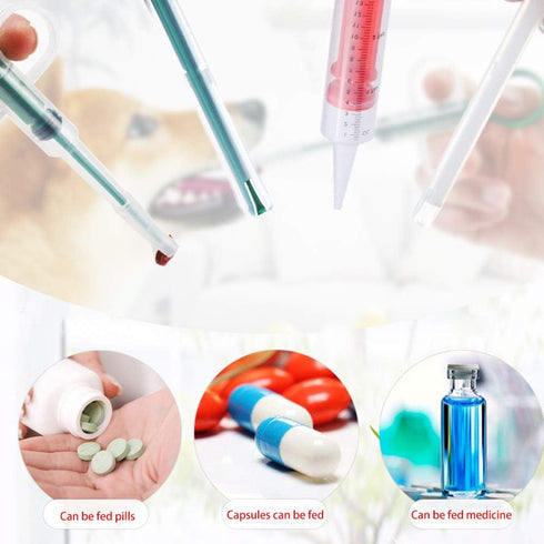 4Pcs Cat Pill Shooter Plunger Popper for Small Pet Cat Dog Soft Tip Tablet Syringe Pusher Pill Gun Dispenser Pet Medicine Feeder Piller Popper Med...
