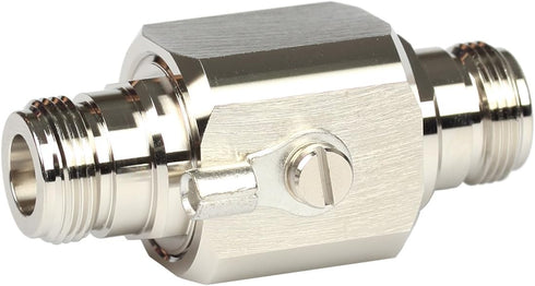 Lightning arrestor N Female to Female 50 Ohm Lightning Surge Protector with 90 V Gas Tube DC-3GHz...