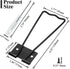 5 Pcs Easel Back, 4.39” Iron Picture Frame Easel Back, Photo Frame Easel Back Stand with Screws & Screwdriver (Black)...