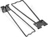 12Pcs Black Easel Back 111mm/4.37"Length Iron Picture Frame Easel Back, Metal Photo Easel Back with Screws for Photo Picture Decorative Frame (Bla...