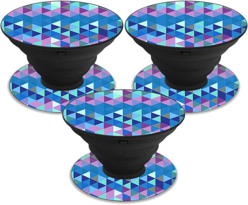 MightySkins Skin Compatible with PopSocket PopSocket - Purple Kaleidoscope | Protective, Durable, and Unique Vinyl Decal wrap Cover | Easy to Appl...