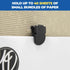 1InTheOffice Cubicle Clips for Fabric Walls, Fabric Panel Wall Clips, Cubicle Wall Clips, Black, 25/Pack...