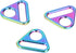 1 Inch Metal Adjustable Buckle Colorful Lightweight Portable Alloy Material Purse Hardware Hand DIY Accessories for Making Handbag Backpack Luggag...