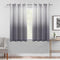DWCN Ombre Sheer Curtains - Faux Linen Gradient Semi Voile Grommet Top Drapes Bedroom and Living Room Curtains, Set of 2 Window Curtain Panels, 52...
