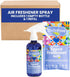 Space Freshener Starter Kit, Lemongrass Essential Oil - Car and Air Fresheners for Home, Natural Odor Eliminator Room Spray, 16oz Spray Bottle, 1 ...