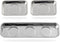 3 Pieces Magnetic Trays Set Stainless Steel Magnet Tool Tray Parts Holder for Screws, Sockets, Bolts, Pins, Mechanic's and Automotive...