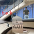 Islam Quran AYATUL KURSI car Hanging Allah Muslim Stainless Steel 45cm Chain car Pendant...