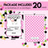 Heard the Moos Pink Cow-Themed Birthday Party Invitations for Kids, 20 5x7 Fill In Cards with Twenty White Envelopes by AmandaCreation...