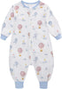 Miracle Baby Sleeping Bag with Feet, TOG 0.5 Sleep Sack Toddler Sleep Sack with Legs, 100% Cotton Long Sleeves Baby Wearable Blanket, Toddler Slee...