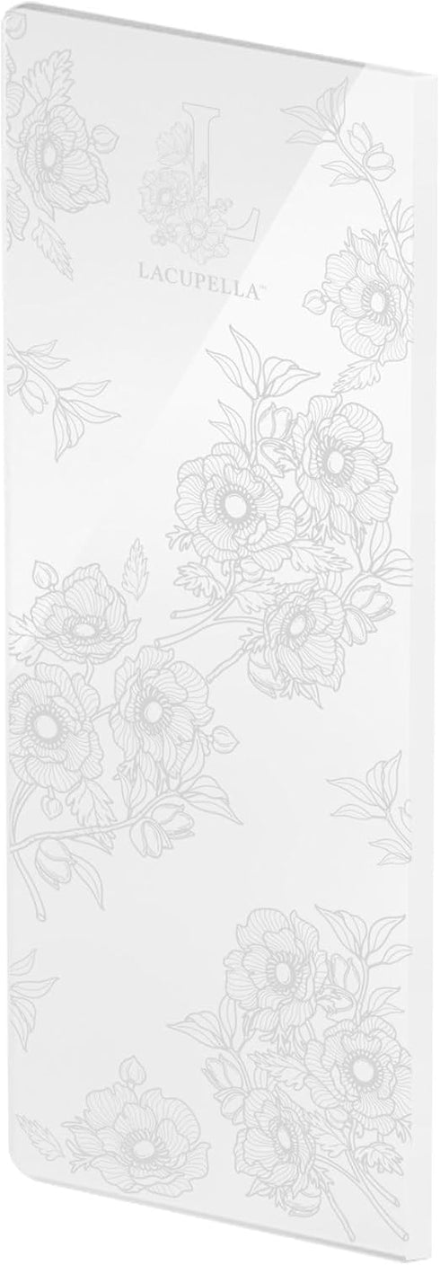 Acrylic Cake Buttercream Scraper Smoother for Icing Frosting, 12 inch Tall Tapered Edge - 3/16" Thickness, Clear - BPA Free Professional Grade...