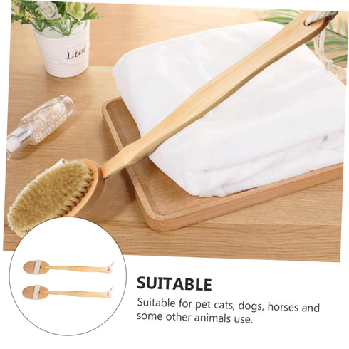 Ipetboom 2pcs Pet Bath Brush Cat Bath Brush Pet Bathing Brush Cat Dog Bath Brush Cat Bathing Brush Pet Massage Bath Brush Pet Bath Grooming Brush ...