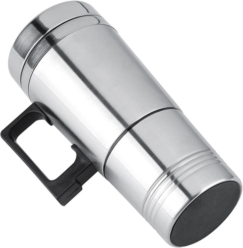 300mL Travel Kettle, Stainless Steel Electric Car Kettle, Car Heating Cup, Portable Travel Water Heater for Camping Trips (24V)...