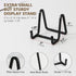 Plate Holder Easel Display Stand - 3 inch Metal Plate Stands for Display - Tabletop Picture Stand - Black Iron Easels for Display Pictures | Photo...