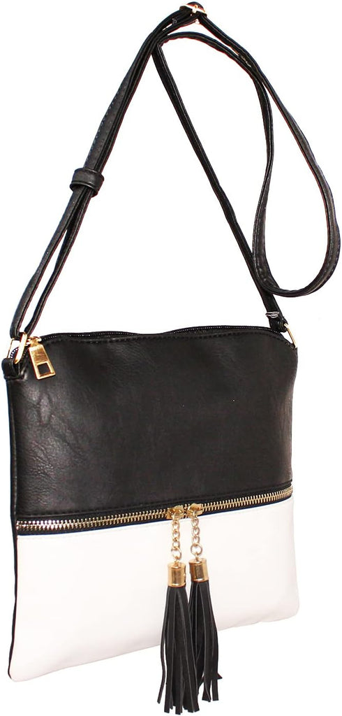 Women Crossbody Bag with Tassel for Womens Ladies, Shoulder Bag Handbag Cross body Bag Bolsa Feminina Purses Hand Bag...