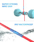 Heat Shrink Butt Wire Connectors - 60Pcs 16-14 AWG Blue Insulated Waterproof Electrical Wire Connectors, Marine Grade Insulated Crimp Wire Connect...