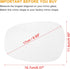 uxcell Car Left Driver Side Heated Mirror Glass Replacement W/Backing Plate for BMW 135i 2009-2011 for BMW 325i 328i 128i 335is No.51167252893...