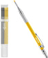 Enhon 2mm Mechanical Carpenter Pencil Set with 12 Marker Refills and Sharpener, Woodworking Marking Tool Solid Deep Hole Construction Pencil, Exte...