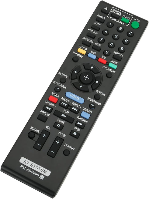 RM-ADP069 RMADP069 Replace Remote Control fit for Sony Blu-ray Disc DVD Player RM-ADP072 BDV-E280 BDV-T28 BDV-F7 BDV-N790W BDV-N890W BDV-N990W BDV...