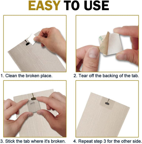 Vertical Blind Repair Tabs/Verticle Blind Repair Kit for Vertical Blinds Replacement Slats?40pcs?...
