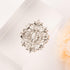 LAXPICOL Vintage Clear Austrian Crystal Brooch Pin For Women Elegant Wedding Bridal Broach Pin 1.69"*1.39"...