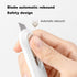 Box Cutter, 4PCS Small Utility Knife, Compact Utility Knife, Easy Slide Retractable Blade, Package Opener for Home, Office, Travel, and DIY Workpr...