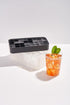 W&P Ice Box Silicone Ice Cube Tray with Lid, Holds 96 Cubes, Space-Saving Stackable Design, Dishwasher Safe, Charcoal...