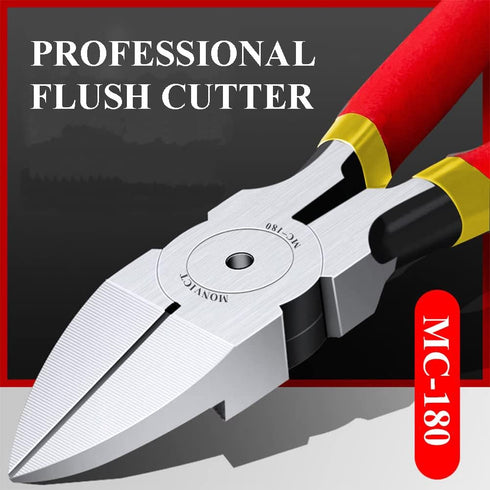 MONVICT Wire Cutters, 6 inch Precision Flush Side Cutters with Longer Cutting Edge Ultra Sharp & Powerful Heavy Duty Pliers, Ideal for Cables, Wir...