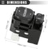 Motoforti Car Power Rear View Mirror Switch Remote Control,for Toyota FJ Cruiser 2007,2014,Plastic, Metal,Black, White...