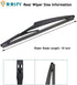 10" Rear Windshield Wiper Blade for Toyota RAV4 2013-2018, for Toyota Highlander 2020-2022, for Jeep Compass 2018-2021 Rear Windsheild Back Wiper ...