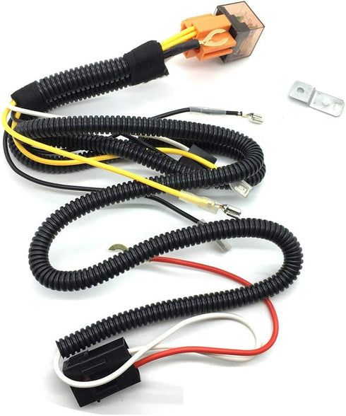 Universal 12V Horn Wire Wiring Harness Relay Kit for Motorcycle Car Truck Grille Mount Blast Tone Horns...