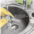 Highcraft 9737 Double Cup Kitchen Sink (3-1/2 Inch) Stainless Steel Drain Assembly With Strainer Basket and Rubber Stopper, 1 Count (Pack of 1)...