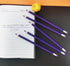 25pcs Checking Pencils advertising pencil Erasable Pencils Pre-Sharpened #2 HB with Eraser including a Free sharpener (Purple)...