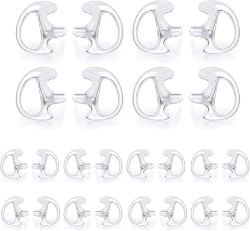 Replacement Earmold Earpiece Earbud Earplug Ear Mold for Walkie Talkie Acoustic Tube Earpiece,Soft Silicone Earmould Replacement Earpiece Insert f...
