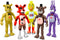 Action Figures Set, 5 Pcs Action Figures Toys, 5.5 Inches Movable Joints Collectible Toys Set with Light for Toys Dolls Gifts Cake Toppers...
