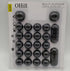 OHill Desk Cable Management Cord Organizer, 24 Pack Black Self Adhesive Cord Holder Cable Clips, Ideal Cable Organizer Wire Keeper for Desk, Night...