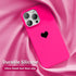Jmltech for Silicone iPhone 15 Plus Case Heart Women Girly Hybrid with Soft Anti-Scratch Microfiber Lining Protective Phone Cases for iPhone 15 Pl...
