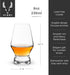 Viski Footed Crystal Scotch Glasses Set of 2 - Premium Liquor Drinking Glass, Classic Whiskey Bourbon Glasses and Scotch Glass Gift Set, 8 oz...