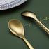 Gold Demitasse Espresso Spoons, 5.5'' Mini Coffee Spoons, Stainless Steel Small Spoons,Tea Spoons for Dessert, Set of 6, Dishwasher Safe...