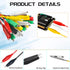 WMYCONGCONG 50 PCS Metal Alligator Clips Electric Test Clamps + 10 PCS Double Ended Alligator Clips Test Lead Jumper Wires with Alligator Clips 19...
